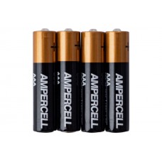 Батарейка лужна Ampercell - Super High Capacity AAA плівка (4 шт.) (AMP*LR03*4)
