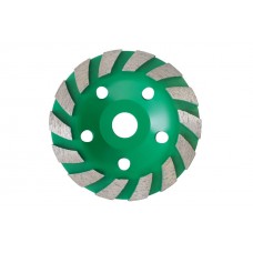 Чашка алмазная Рамболд - 125 x 22,2 мм турбо зеленая (125 Т-З)