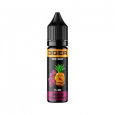 Жидкость для электронных сигарет 3Ger Salt Grape Pineapple 25 мг 15 мл
